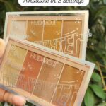 Hudamoji 4 Shades Highlighter Palatte