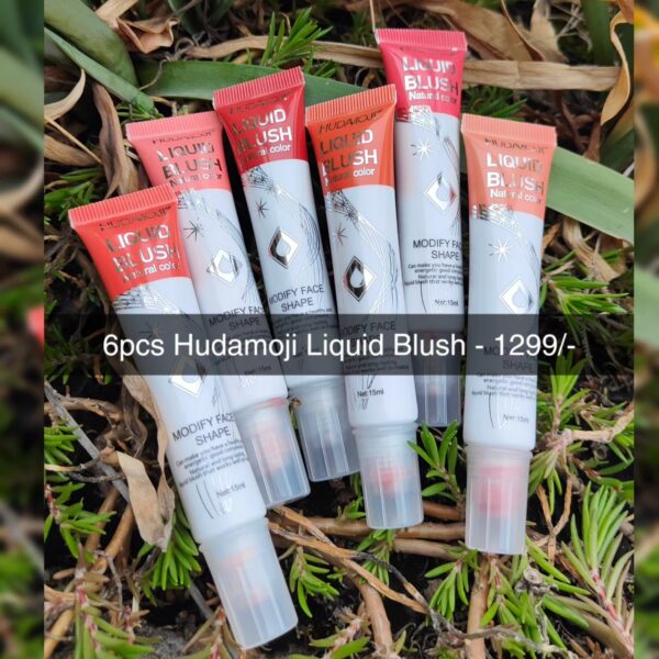 Hudamoji 6pc Liquid Blusher Set