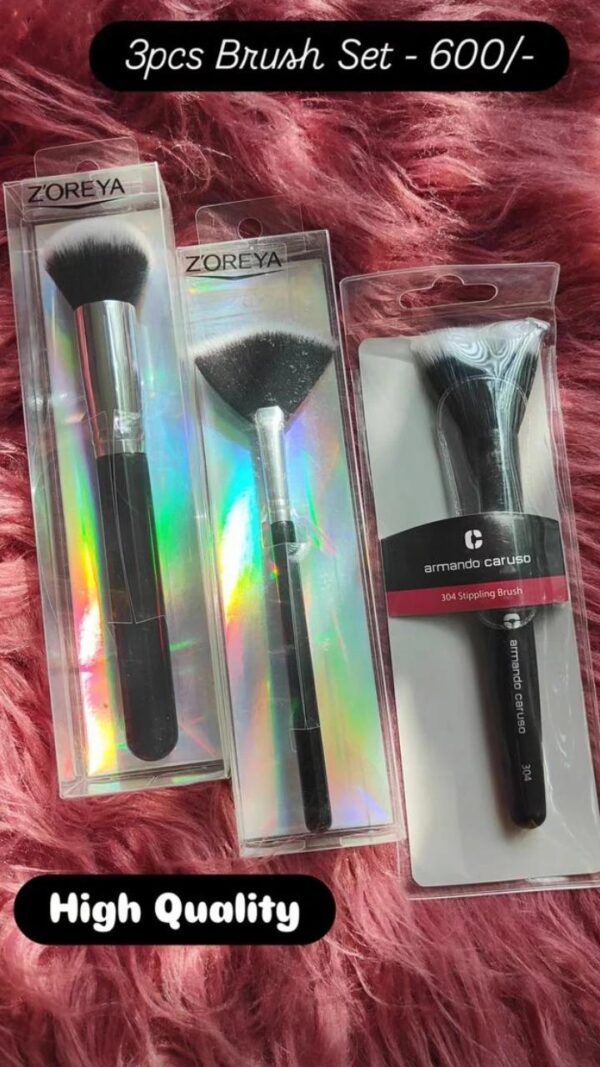 3pcs Brush set - Black