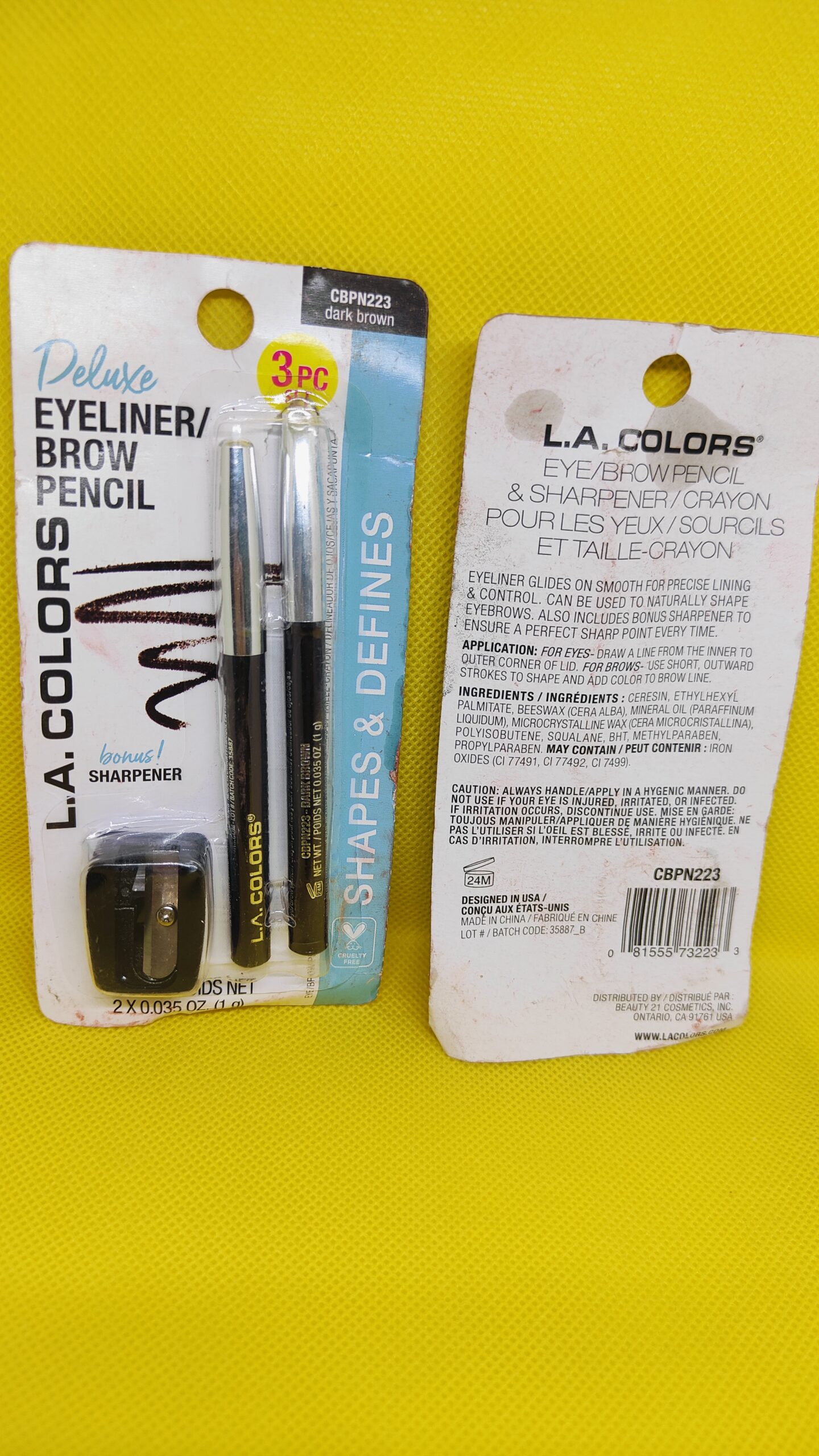 LA Colors Eyeliner/Brow Pencil